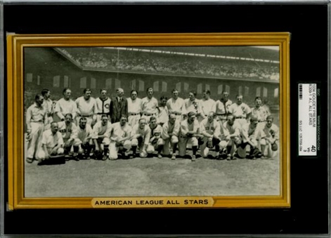 1934 R309-1 Goudey Premium American League All Stars – SGC 40 VG 3   